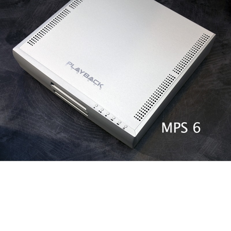 ﻿Playback Designs MPS-6 플레이백 디자인 통합 플레이어 (옵션 스트리머 장착 가능)