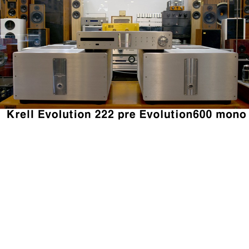 Krell Evolution 222 pre Evolution600 mono 크렐 앰프 중고